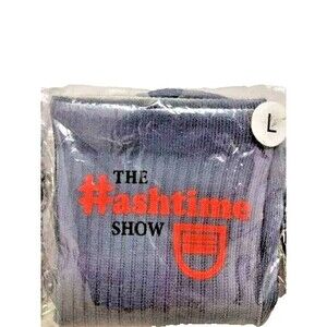 The #ashtime Show Socks, SIze L - Grey 4 PAIRS NEW ~20" LENGTH